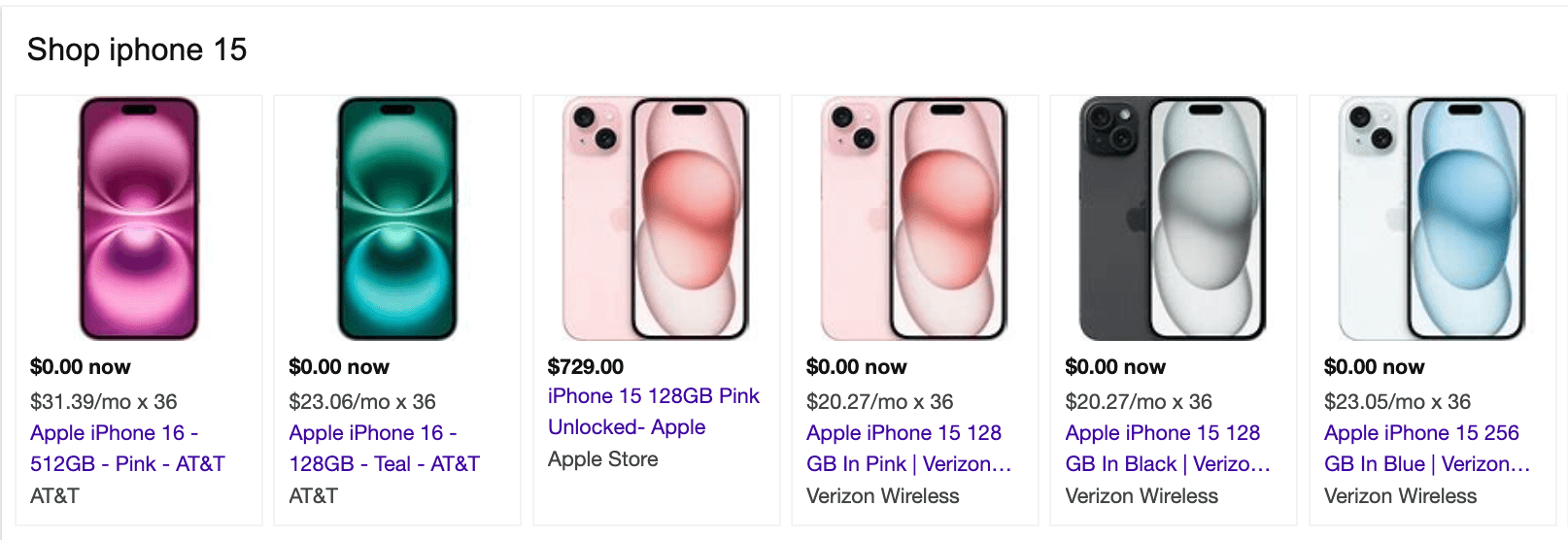 Shopping Ads 