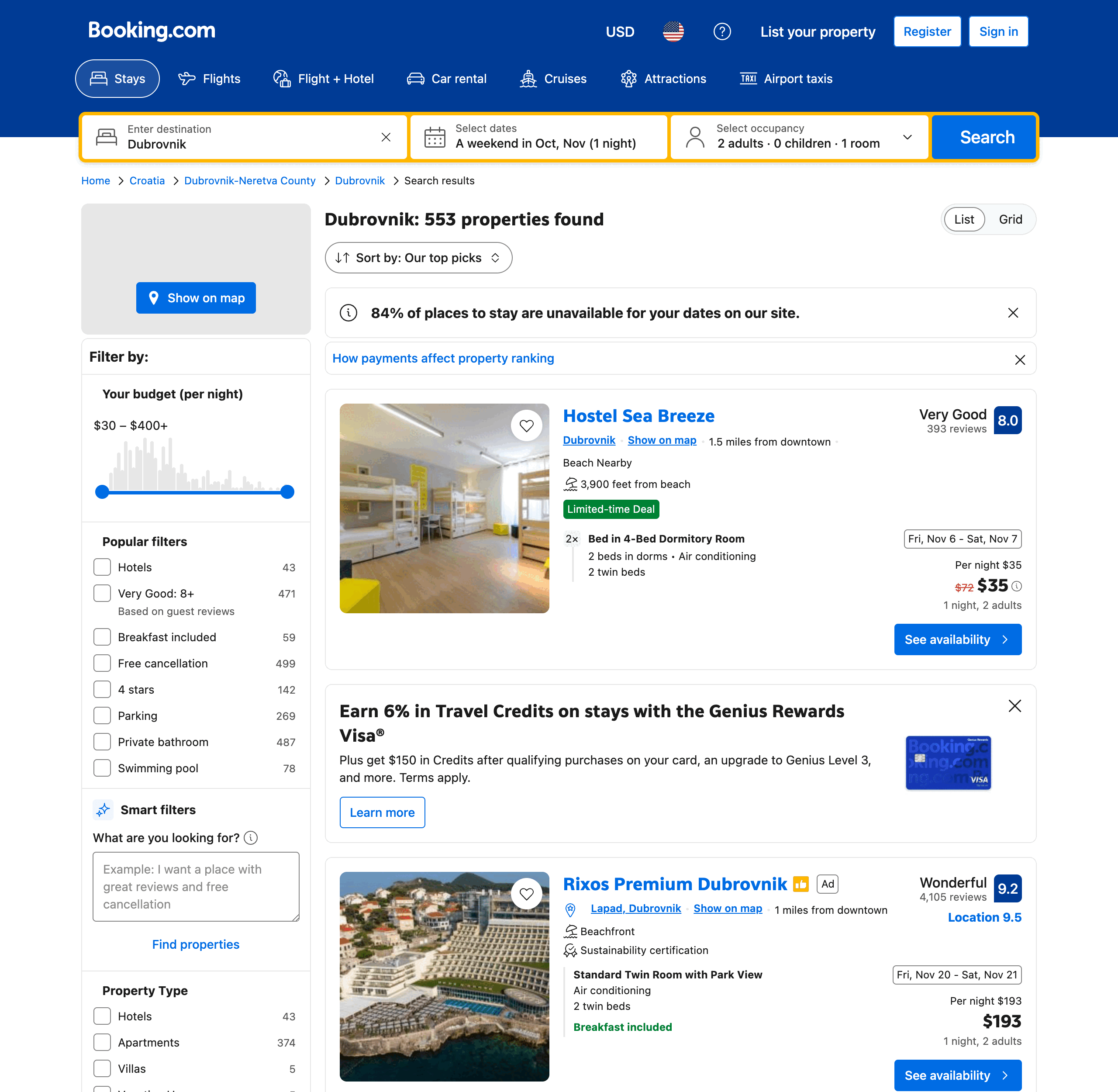 Flexible Dates