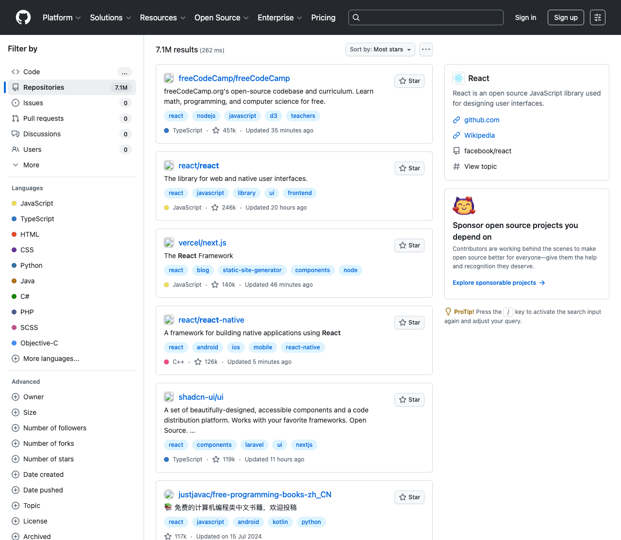 Repositories