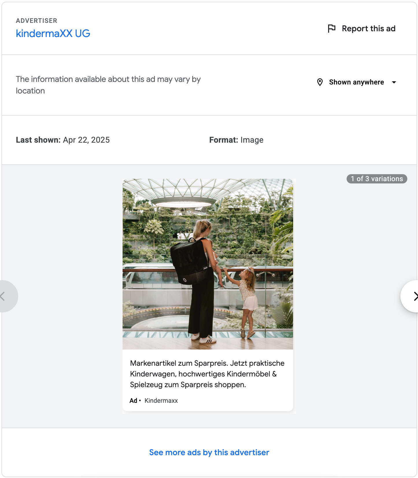 Variations - Image Ads