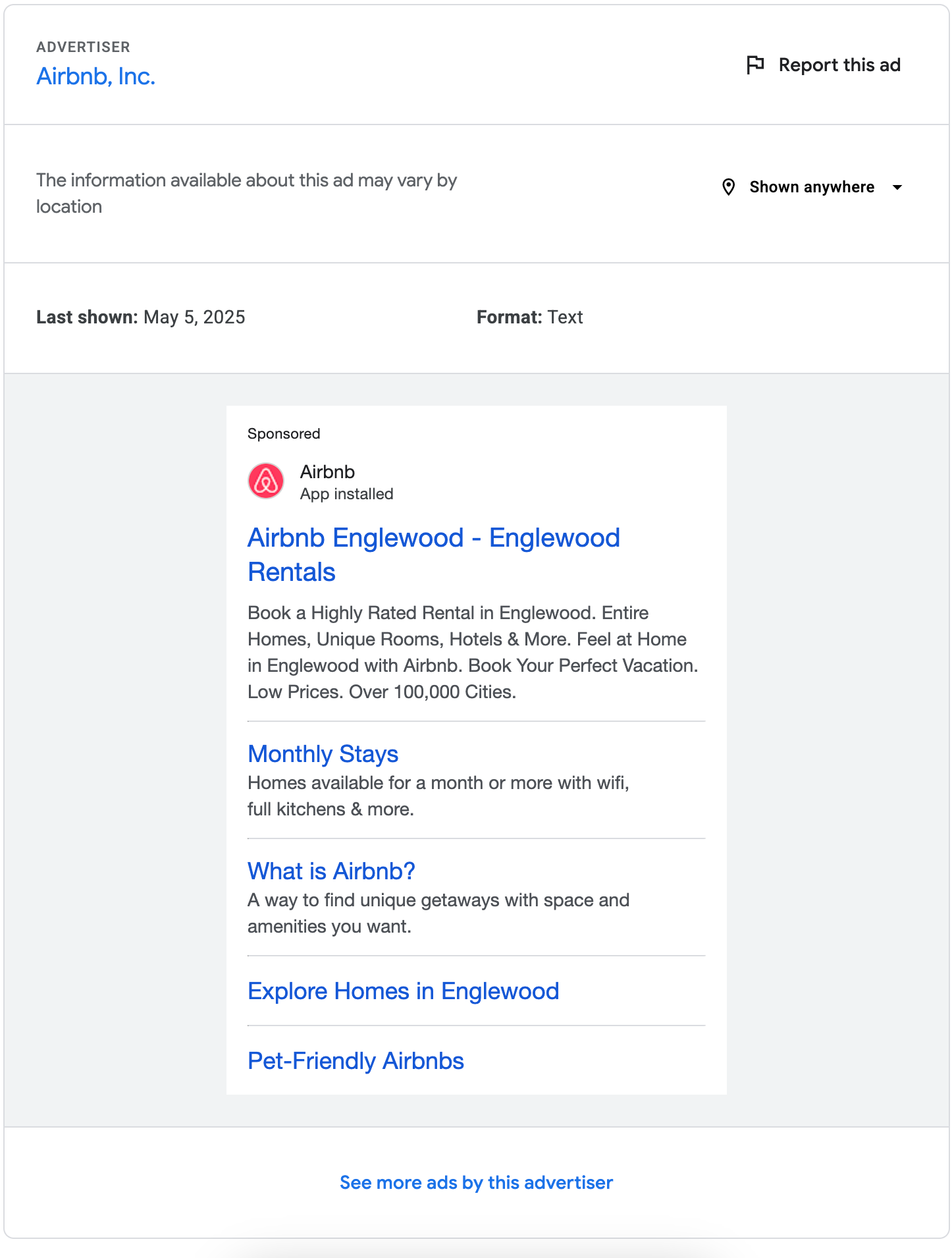 Variations - Text Ads