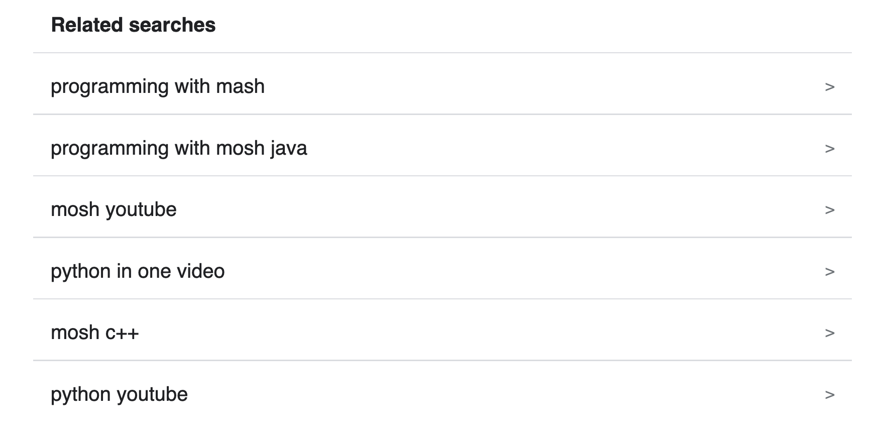 Related Searches