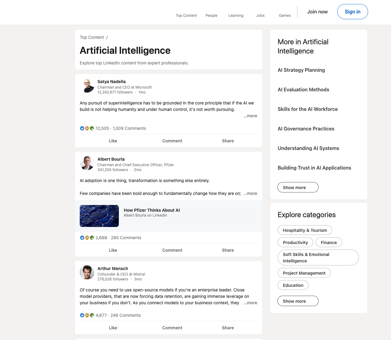Topics in a Category