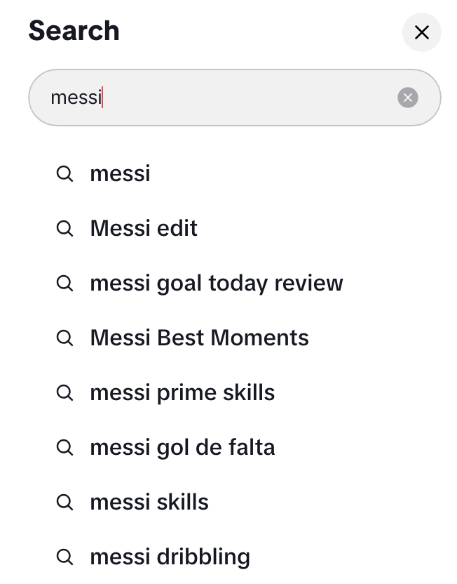 Suggestions