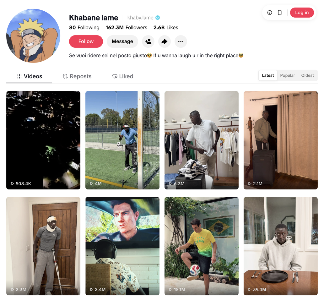 TikTok Profile Videos API