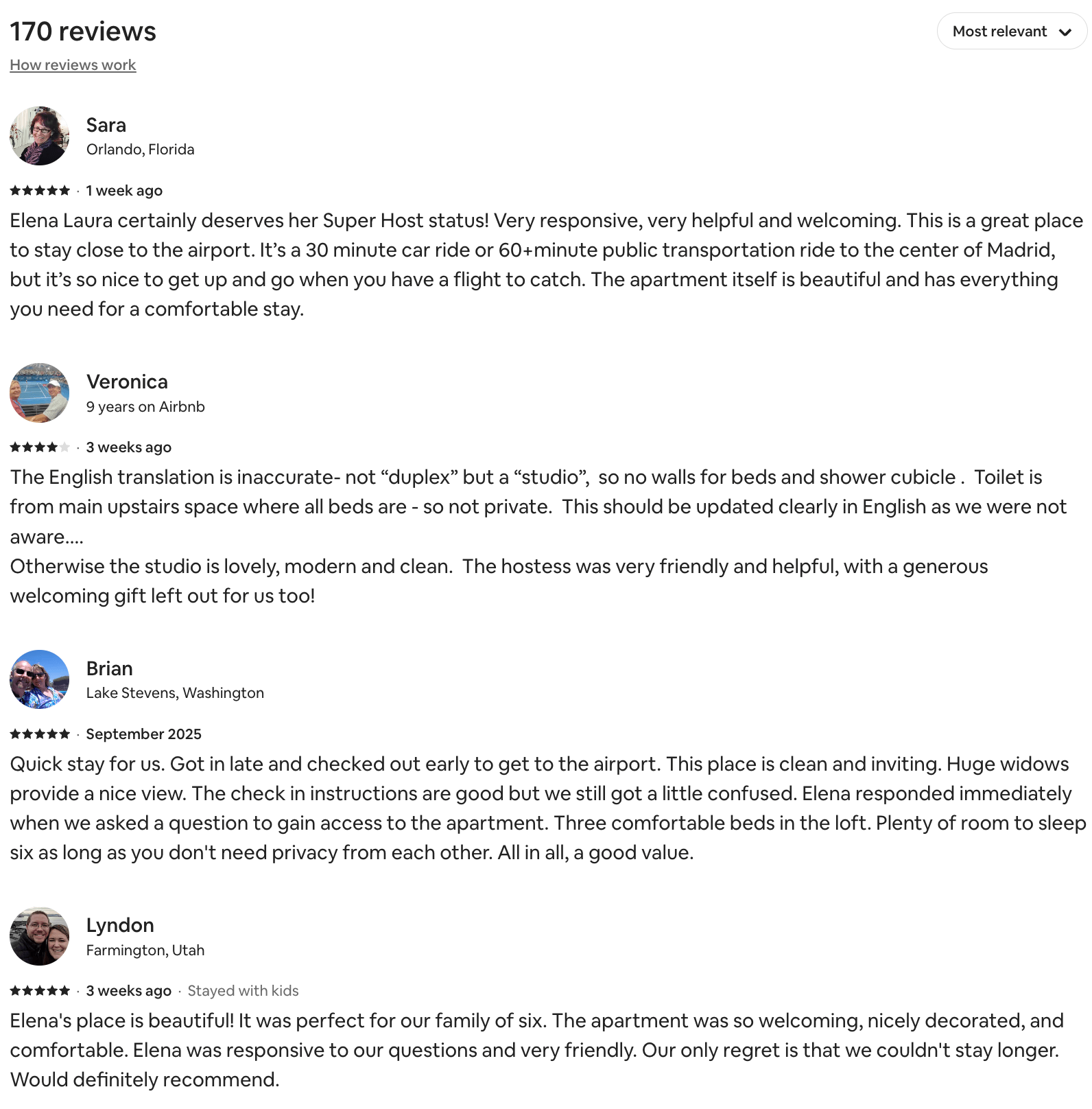 Airbnb Property Reviews API