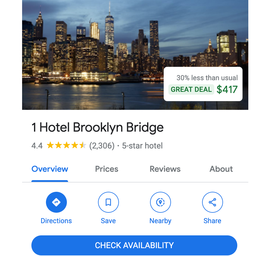 Google Maps Place API