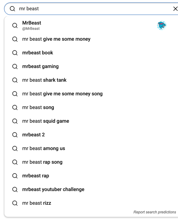 YouTube Autocomplete API